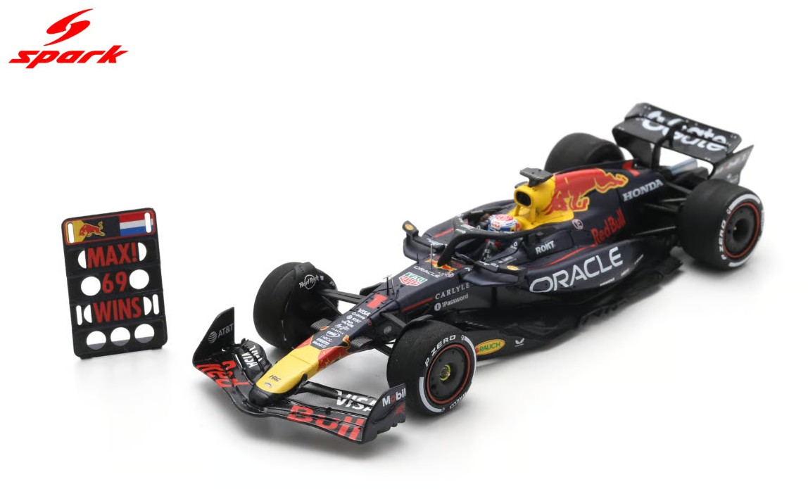 Spark 1/43 Oracle Red Bull Racing RB21 No.1 Winner Las Vegas GP 2025 Max Verstappen