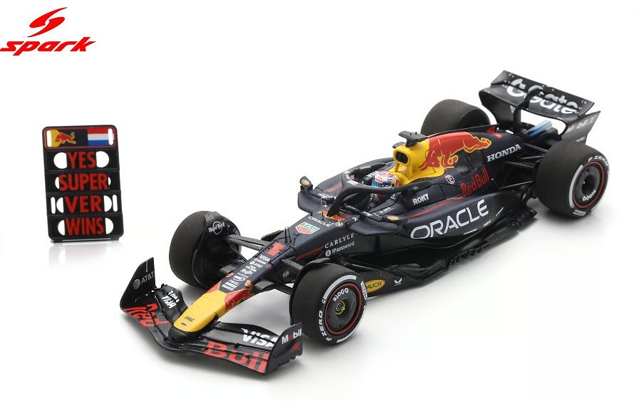 Spark 1/43 Red Bull Racing RB21 No.1 Oracle Red Bull Racing Winner Abu Dhabi GP 2025 Max Verstappen