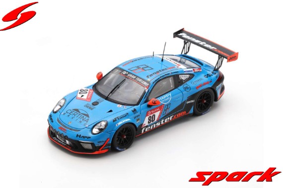 Spark 1/43 Porsche 911 GT3 CUP No.80 Huber Motorsport Winner SP 7 class 24H Nurburgring 2021 Limited 300