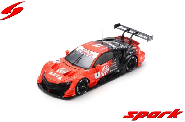 Spark 1/43 ARTA NSX-GT No.8 ARTA GT500 SUPER GT 2020 Tomoki Nojiri - Nirei Fukuzumi
