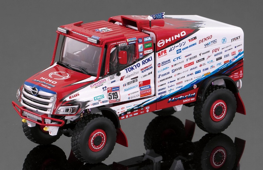 <予約 2026/8月発売予定> PLATZ 1/43 HINO 600シリーズ ハイブリッド 2023 ダカールラリー
