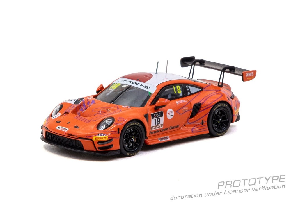 <予約 2027/3月発売予定> Tarmac Works 1/64 Porsche 911 GT3 R Suzuka 1000km - Intercontinental GT Challenge 2025 H.Nagai/K.Kotaka/T.Shinohara