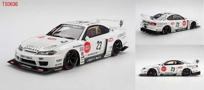<予約 2026/8月発売予定> TOP SPEED 1/18 Nissan シルビア(S15) LB-Super Silhouette ATHLETE
