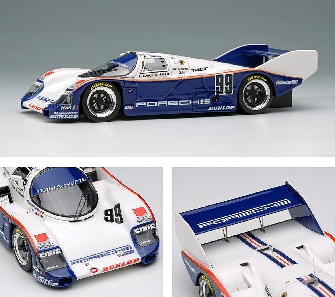 <予約 2026/11月発売予定> VISION 1/43 ポルシェ 962C ロスマンズポルシェチームシュパン WEC in Japan 富士1000km 1988 No.99 (限定120台)