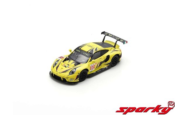 Sparky 1/64 Porsche 911 RSR - 19 No.60 IRON LYNX Le Mans 24H 2023 C. Schiavoni - M. Cressoni - A. Picariello