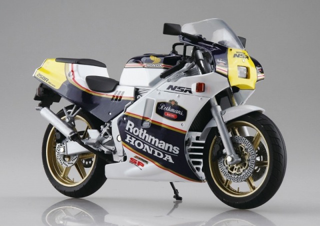 <予約 2024/9月発売予定> AOSHIMA 1/12 Honda NSR250R SP '88 セイシェルナイトブルー/ホワイト