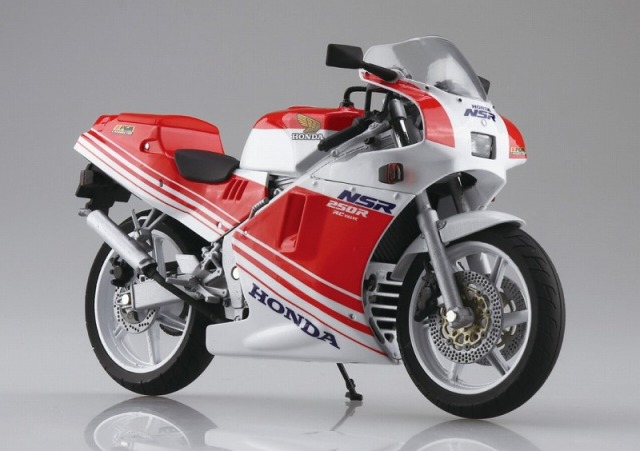 <予約 2024/9月発売予定> AOSHIMA 1/12 Honda NSR250R SP '88 ファイティングレッド/ロスホワイト