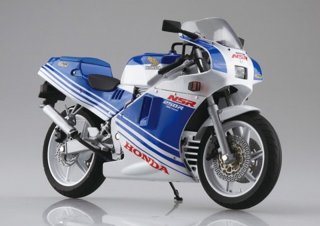 <予約 2024/9月発売予定> AOSHIMA 1/12 Honda NSR250R SP '88 テラブルー/ロスホワイト