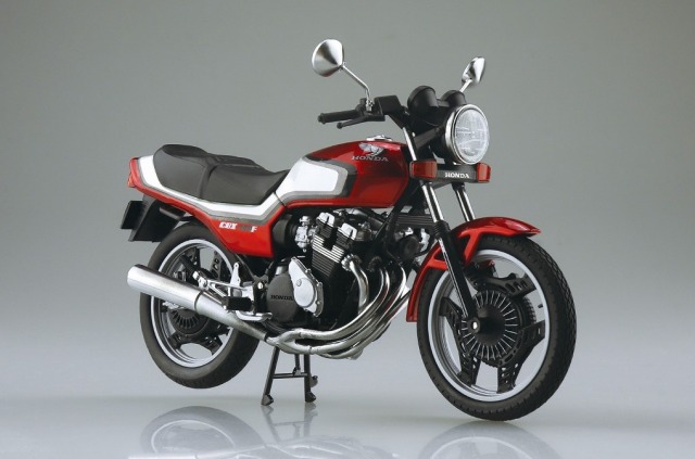 AOSHIMA 1/12 Honda CBX400F キャンディアラモアナレッド/パールシェルホワイト