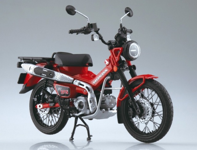 AOSHIMA 1/12 Honda CT125 ハンターカブ グローイングレッド