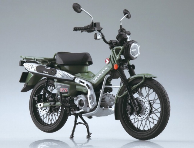 AOSHIMA 1/12 Honda CT125 ハンターカブ パールオーガニックグリーン
