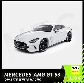 <予約 2026/9月発売予定> NZG 1/64 メルセデス AMG GT 63 オパライト ホワイト マグノ