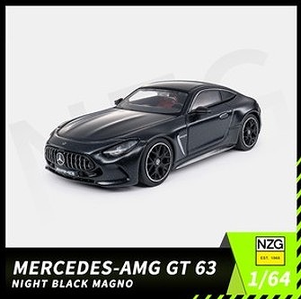 <予約 2026/9月発売予定> NZG 1/64 メルセデス AMG GT 63 ナイト ブラック マグノ
