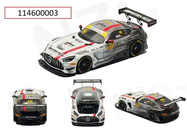 <予約 2026/1月発売予定> KILOWORKS 1/64 メルセデスベンツ AMG GT3 2024年 FIA GT ワールドカップ マカオ優勝 #130 Maro Engel