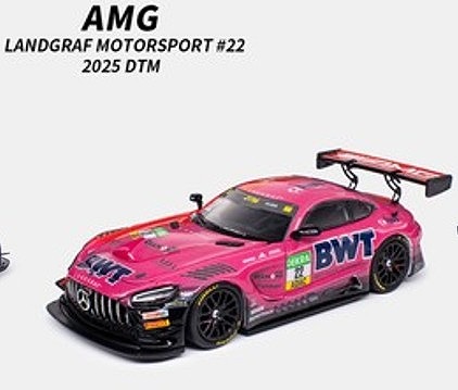 <予約 2026/9月発売予定> NZG 1/64 メルセデス AMG GT3 EVO 2025 DTM ランドグラフ・モータースポーツ #22