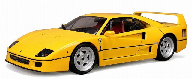 予約 2026/10月下旬発売予定> BURAGO 1/18 フェラーリ F40 イエロー