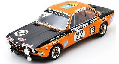 <予約 2026/11月発売予定> Spark 1/18 BMW Alpina 2800 CS No.22 Winner 24H N?rburgring 1972 H. Kelleners - G. Pankl