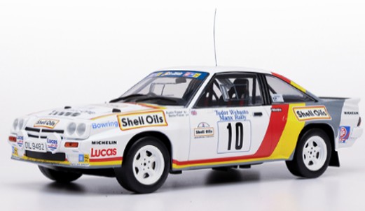 <予約 2026/4月以降発売予定> ixo 1/18 オペルマンタ 400 1985年 マン島ラリー #10 B.Fisher/A.Frazer