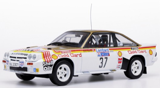 <予約 2026/4月以降発売予定> ixo 1/18 オペルマンタ 400 1984年 マン島ラリー #37 B.Fisher/A.Frazer