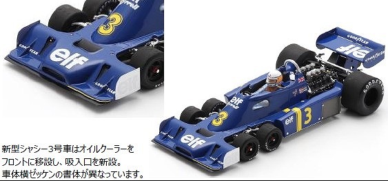 <予約 2026/12月発売予定> Spark 1/18 Tyrrell P34 No.3 5th Dutch GP 1976 Jody Scheckter