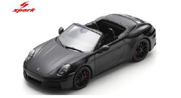 <予約　2027/2月以降発売予定> spark 1/18 Porsche 911 Carrera 4 GTS Cabriolet (992.2)  - Jet Black Metallic