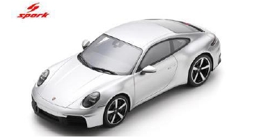 <予約　2027/2月以降発売予定> spark 1/18 Porsche 911 Carrera S (992.2), GT-silver
