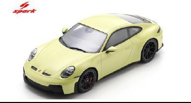<予約　2026/12月以降発売予定> spark 1/18 Porsche 911 GT3 Touring (992.2) - Cartagena Yellow Metallic