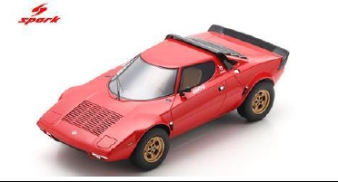 <予約　2027/2月以降発売予定> spark 1/18 Lancia Stratos Street Car - Red