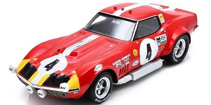 <予約 2026/9月発売予定> Spark 1/18 Corvette C3 No.4 Le Mans 24H 1968  S. Garant - J-M. Giorgi