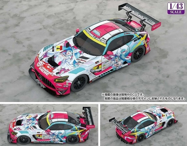 GOOD SMILE 1/43 グッドスマイル 初音ミク AMG 2024 開幕戦Ver.