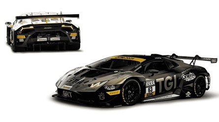 <予約 2026/7月発売予定> Trends Hobby 1/64 Lamborghini Huracan GT3 EVO2 DTM 2025 #63