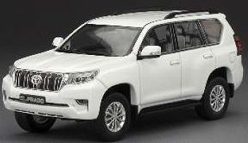 SUN STAR 1/43 トヨタ ランドクルーザー プラド 2018 LHD グレイシアホワイト