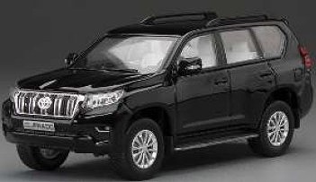 SUN STAR 1/43 トヨタ ランドクルーザー プラド 2018 LHD エクリプスブラック