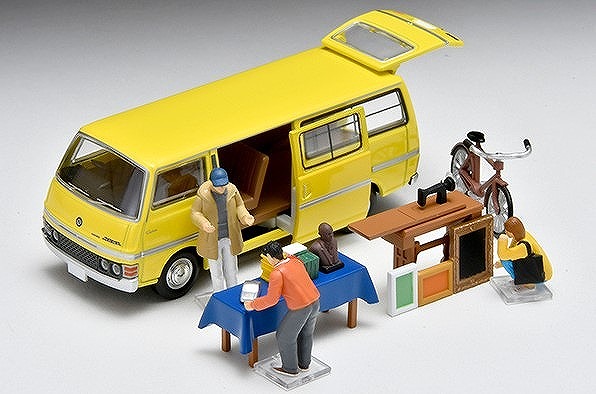 トミカリミテッドヴィンテージNEO 1/64 ジオコレ64 ＃カースナップ25a フリーマーケット 日産 ホーミー（黄）