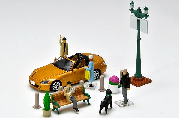 トミカリミテッドヴィンテージNEO 1/64 ジオコレ64 ＃カースナップ22a 都会の街角2 ホンダ S2000