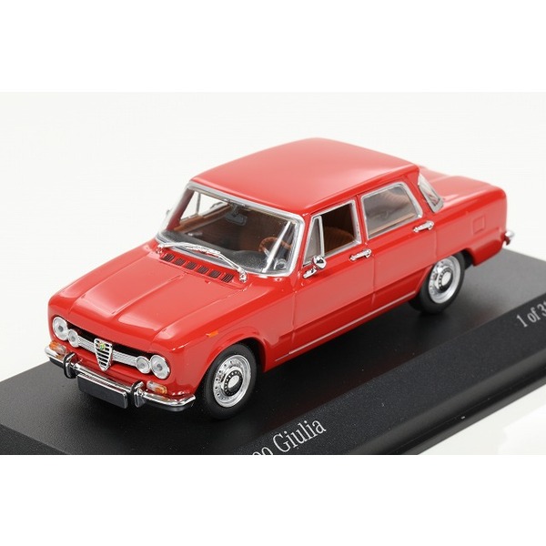 【ミニチャンプス】 1/43 アルファ ロメオ ジュリア 1600 1970 レッド　※限定312台