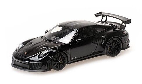 MINICHAMPS 1/43 Porsche 911 (991/2) GT2 RS Weissach Package 2018 Black with Black Wheels