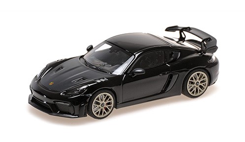MINICHAMPS 1/43 ポルシェ ケイマン GT4 RS 2021ブラック/ネオダイムホイール