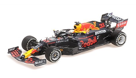 MINICHAMPS 1/43 レッドブル レーシング ホンダ RB16B M・フェルスタッペン アブダビGP 2021 ウィナー  ワールドチャンピオン ピットボード付