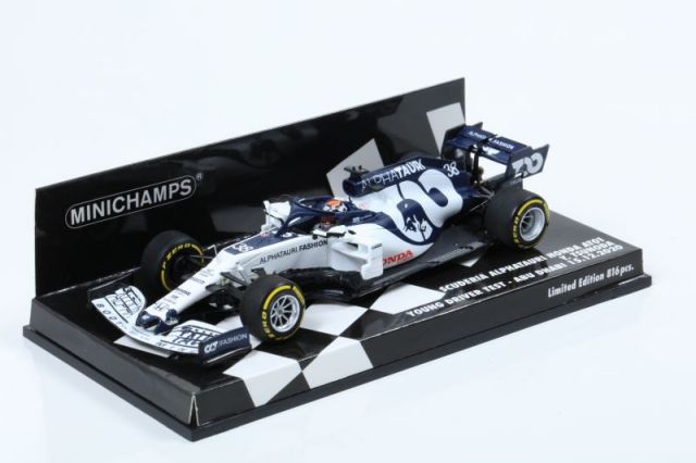 MINICHAMPS 1/43 スクーデリア アルファタウリ ホンダ AT1 角田裕毅 ヤング ドライバー アブダビ テスト