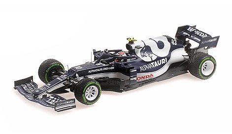 MINICHAMPS 1/43 スクーデリア アルファタウリ ホンダ AT2 ピエール・ガスリー トルコGP 2021 (ありがとうホンダカラー)