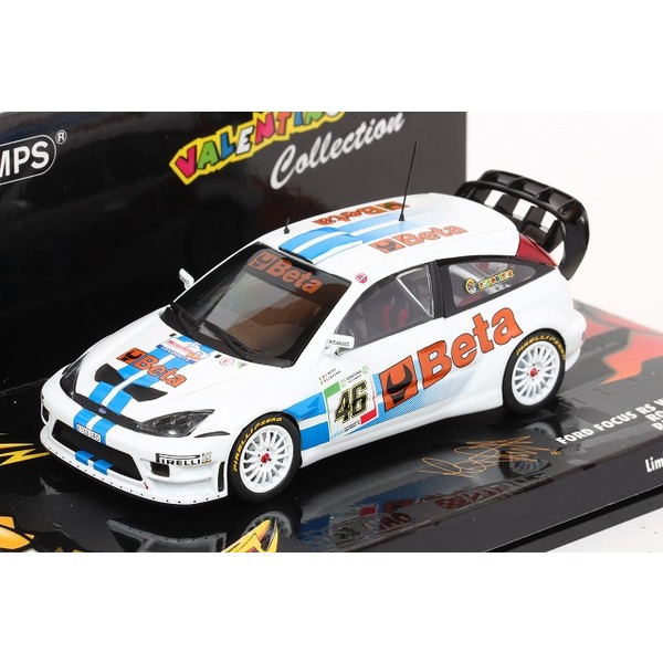 【ミニチャンプス】 1/43 フォード フォーカス RS WRC モンツァ 2007 ロッシ ※生産数：1008台