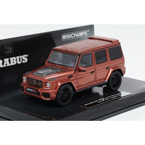 【ミニチャンプス】 1/43 ブラバス 850 6.0 BITURBO ワイドスター AUF ベース （メルセデス ベンツ AMG G 63 2016） カッパーメタリック