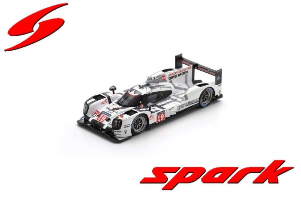 Spark 1/43 Porsche 919 Hybrid n.19 LMP1 Winner Le Mans 24H 2015  Porsche Team N. Hulkenberg - E. Bamber - N. Tandy