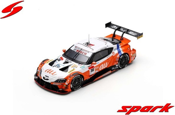Spark 1/43 au TOM'S GR Supra No.36 TGR TEAM Champion GT500 SUPER GT 2021 with CHAMPION BOARD Y.Sekiguchi - S.Tsuboi
