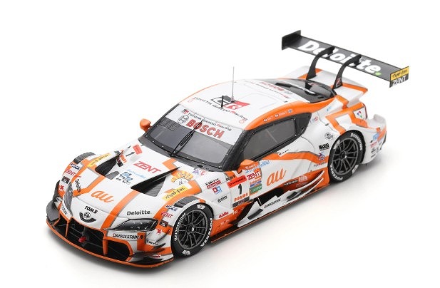 Spark 1/43 au TOM'S GR Supra TGR TEAM au TOM'S No.1 GT500 SUPER GT 2025 S. Tsuboi - K. Yamashita