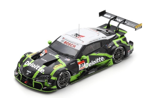 Spark 1/43 Deloitte TOM'S GR Supra TGR TEAM Deloitte TOM'S No.37 GT500 SUPER GT 2025 U. Sasahara - G. Alesi