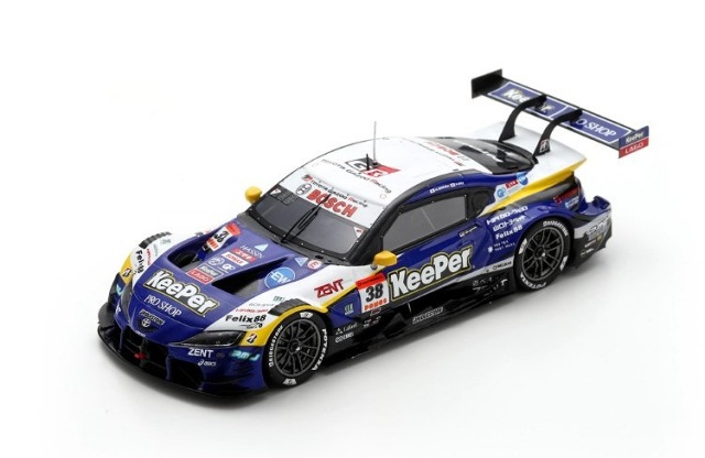 Spark 1/43 KeePer CERUMO GR Supra TGR TEAM KeePer CERUMO No.38 GT500 SUPER GT 2025 H. Ishiura - T. Oyu