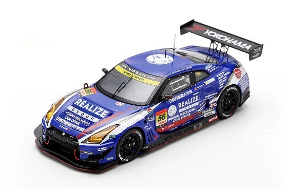 Spark 1/43 REALIZE NISSAN MECHANIC CHALLENGE GT-R KONDO RACING No.56 GT300 SGT 2025 J-Paulo Oliveira - K. Hirate
