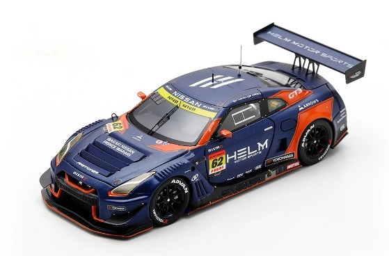 Spark 1/43 HELM MOTORSPORTS GT-R HELM MOTORSPORTS No.52 GT300 SUPER GT 2025 Y. Hiraki - R. Hiraki
